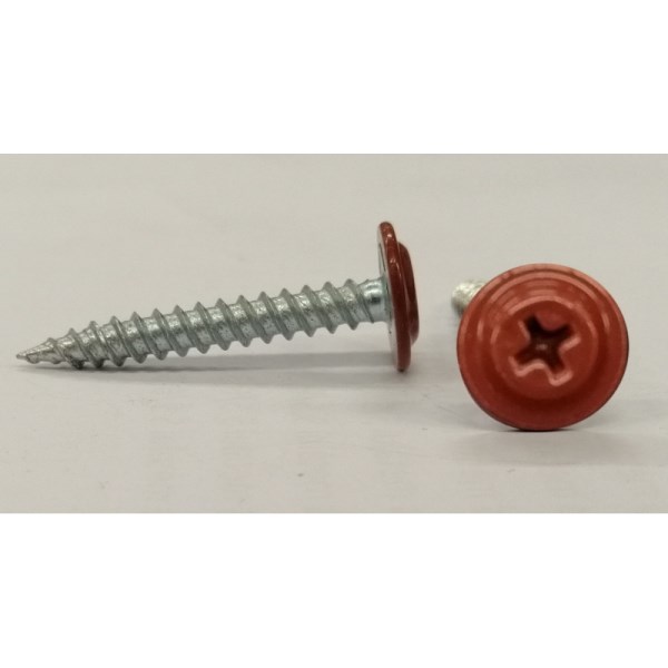 Savisriegiai į metalą 4,2x19 mm 250 vnt RAL 8004 T-Fix