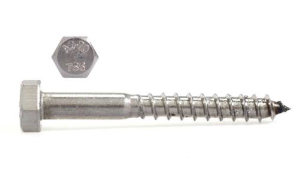 Medsraigčiai DIN-571 8x80 mm su šešiakampe galvute Dresselhaus
