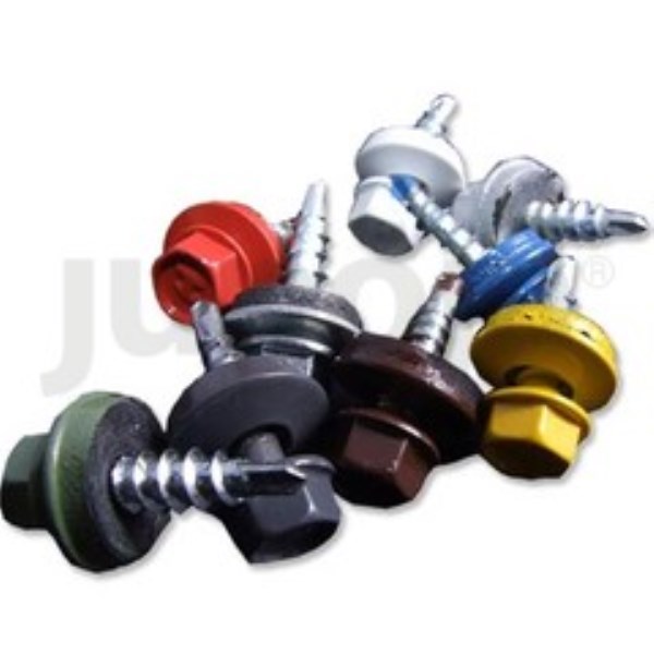 Savisriegis į metalą 4,8x20 mm RAL 9006 Info Global