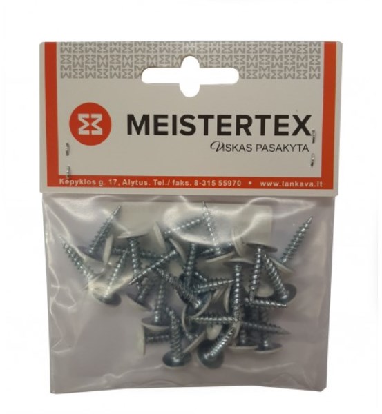 Savisriegiai met/met 4,2x19 mm 30 vnt RAL 9003 RR20