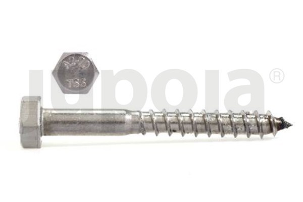 Medsraigčiai DIN-571 8x160 mm su šešiakampe galvute