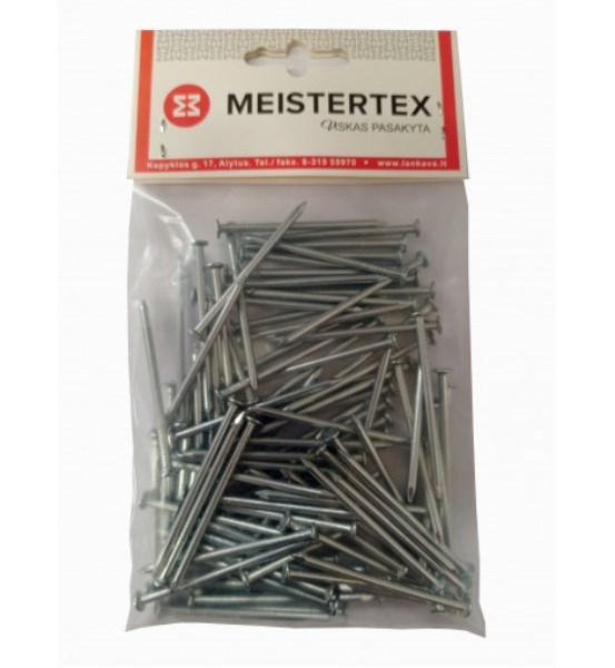 Vinys cinkuotos 2,5x60 0,2kg Meistertex