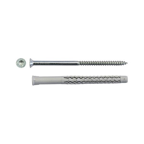 Kaištis su įsukamu sraigtu 8x120 T30 50 GX-L Nylon