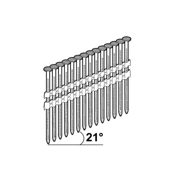 Vinys pistoletui 2,8x75 mm 21° 1300 vnt M-Fusion C4 Essve 772465