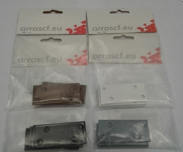 Plokštelė 80 x 20 x 2 mm rudos 5 vnt Arras