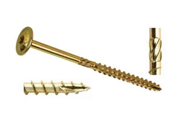 Medsraigčiai plačia galva 8x280/80 mm T40 T-Fix