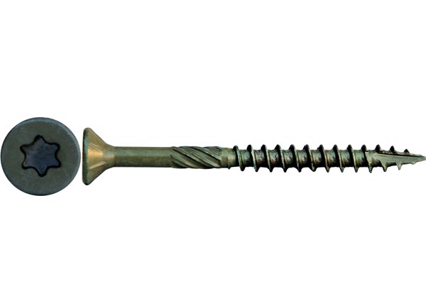 Sraigtas terasoms 4,5 x 70 mm dažyti T20 100 vnt Ruspert