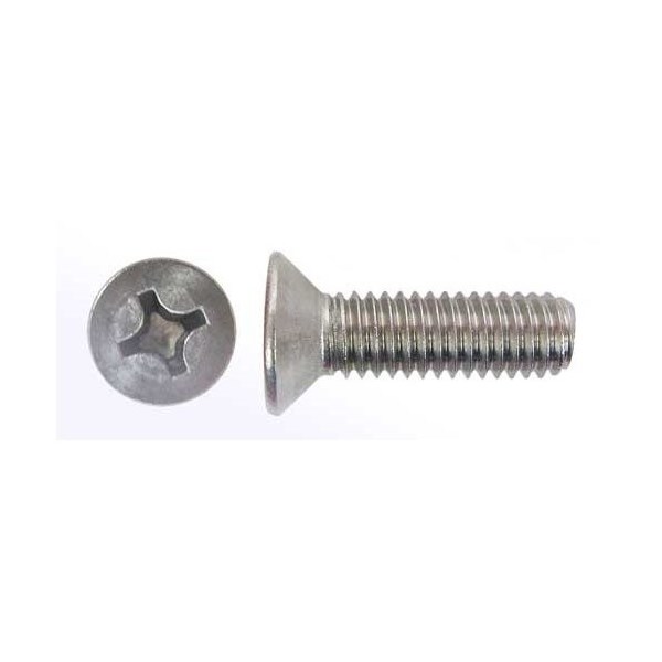 Sraigtas 3x12 mm DIN-965 cinkuotas su įleidžiama galvute 50 vnt