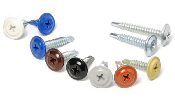 Savisriegiai į metalą su grąžteliu 4,2x19 RAL8017