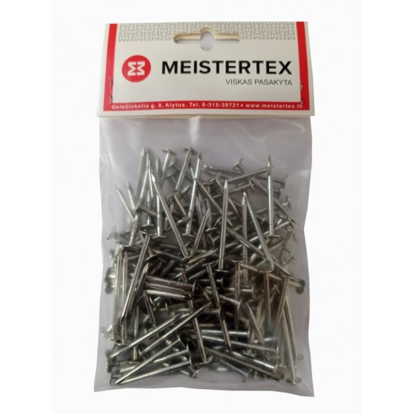 Vinys cinkuotos 2x25 mm tolinės 0,2kg Meistertex