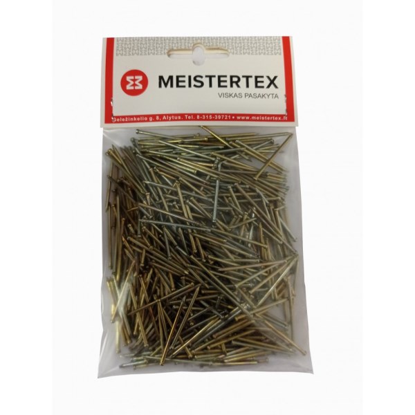 Vinys geltonai cinkuotos 2x40 mm 0,2 kg Meistertex