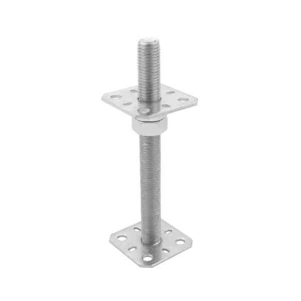 Atrama kolonos reguliuojama 80x80x4 mm M24x250 mm Domax