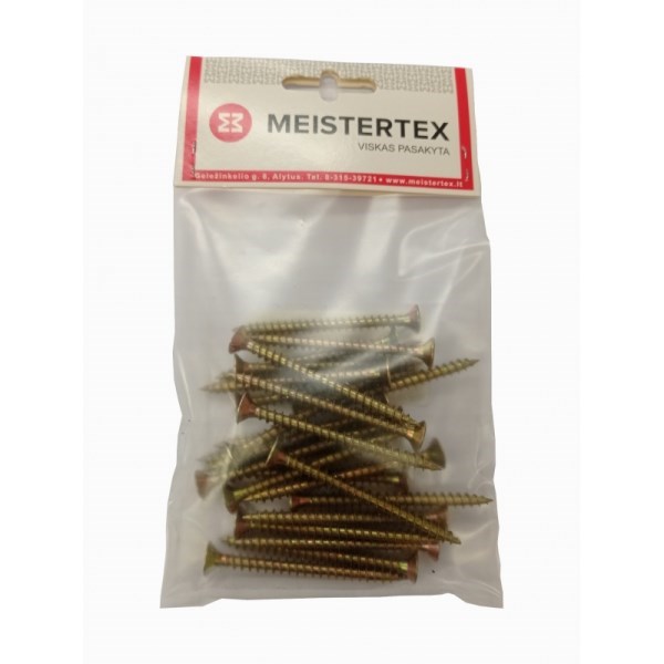 Medsraigčiai geltoni 4x50 mm 50 vnt  Meistertex