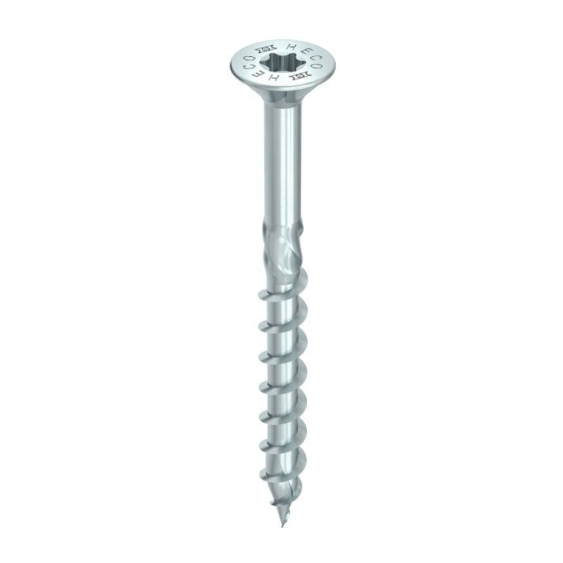 Heco varžtai gilinta galvute, HECO-Drive, TG, A3K, 6 x 80, 100 vnt