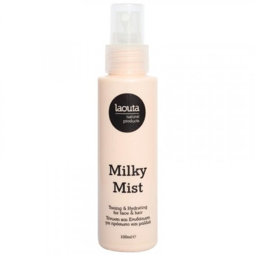 Laouta Milky Mist Toning & Hydrating Dulksna veido odai ir plaukams, 100ml
