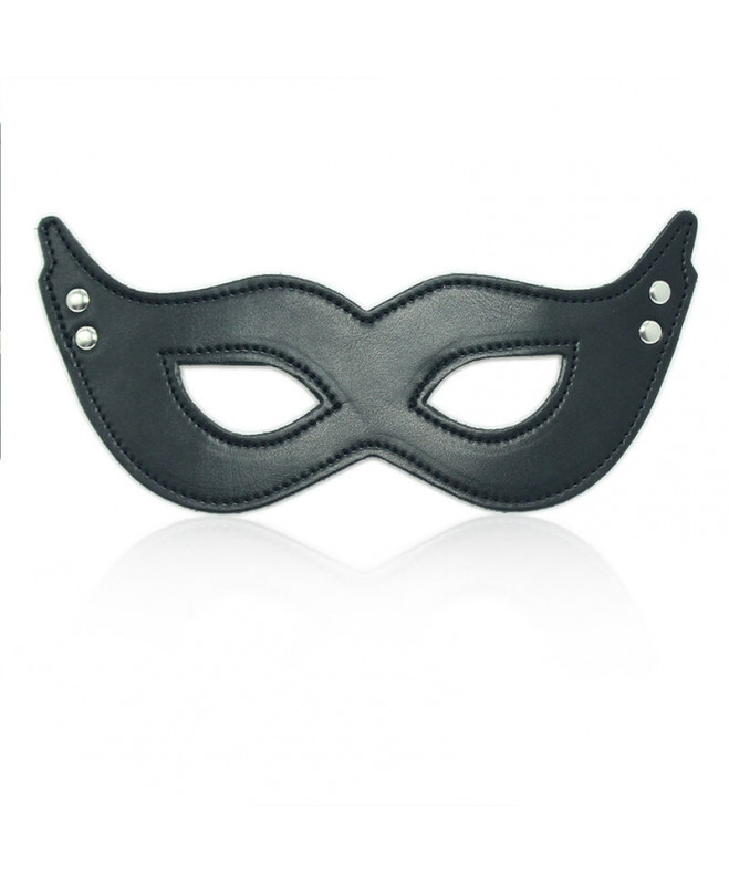 OHMAMA FETISH PU MASK WITH CLAMPS