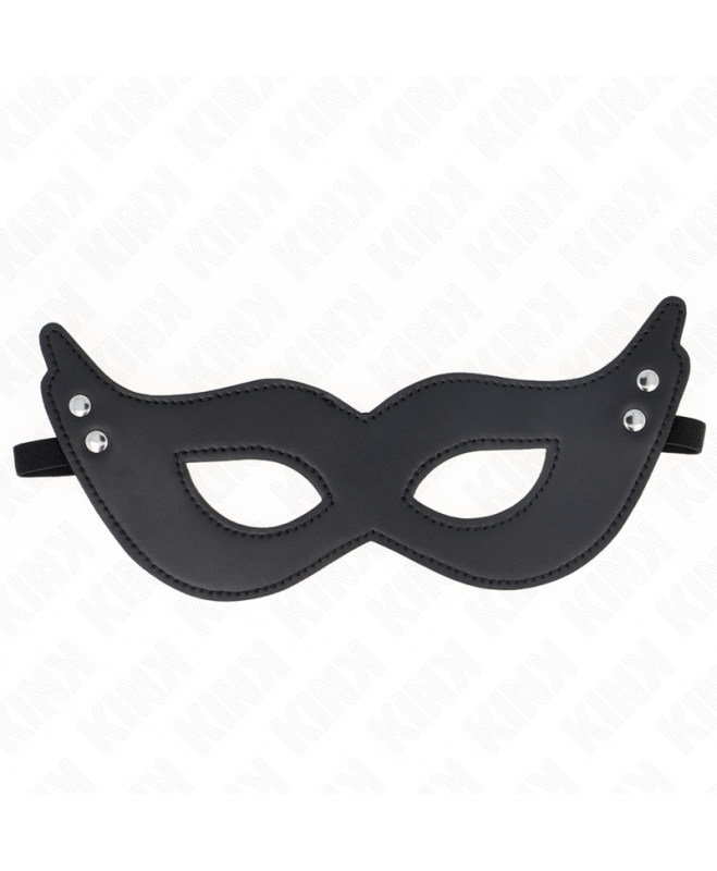 KINK - LEATHERETTE MASK WITH RIVETS MODEL 1 26 x 8 CM