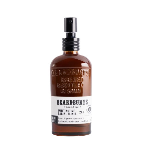 Beardburys Essentials Multiactive Facial Elixir Moisturizing Cream 24h Drėkinamasis veido kremas, 50ml