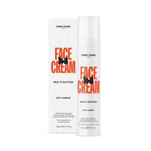 Men Rock Face Cream Multi Action Daugiafunkcis veido kremas vyrams, 50ml