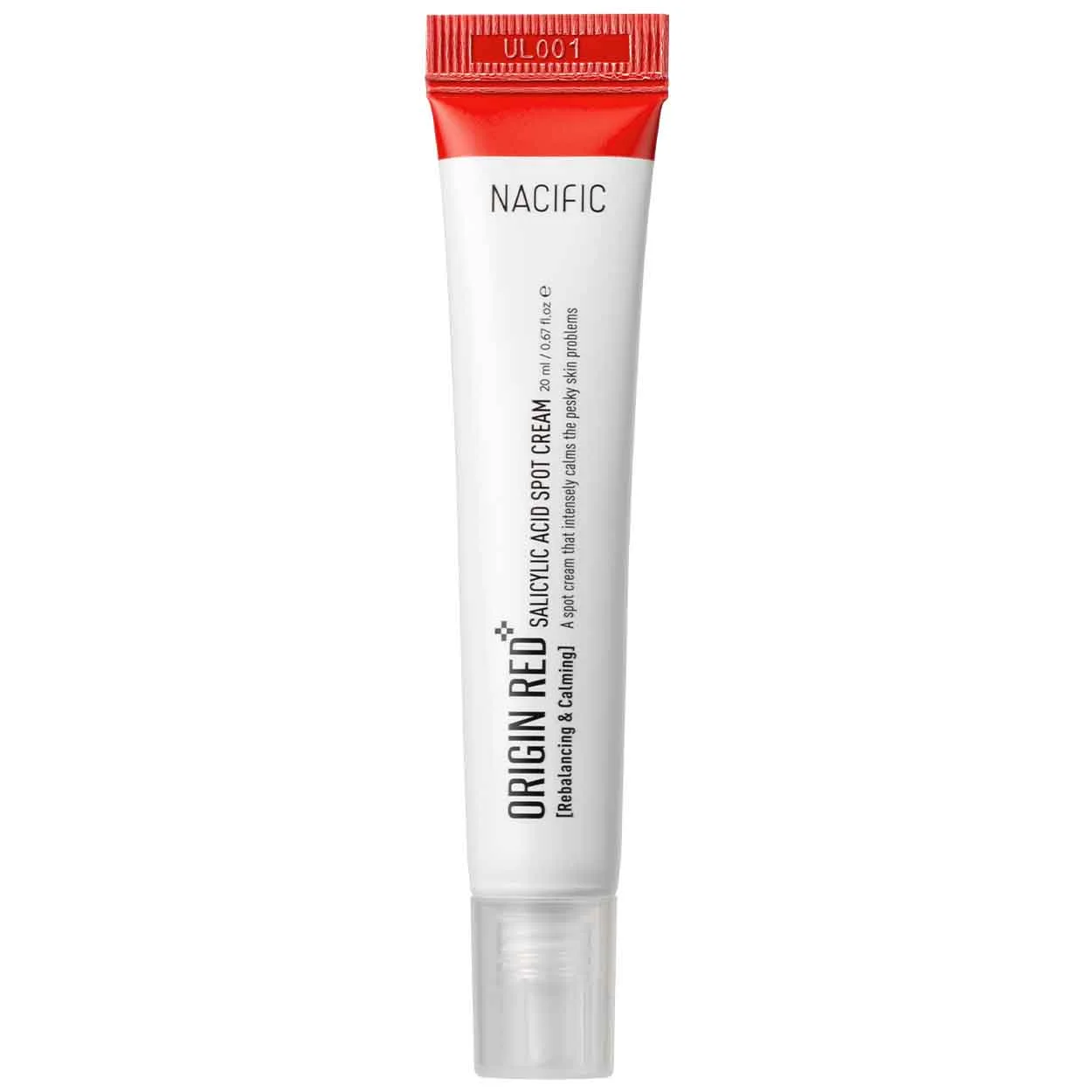 NACIFIC Origin Red Salicylic Acid Spot Cream, kremas nuo spuogų su salicilo rūgštimi, 20 ml