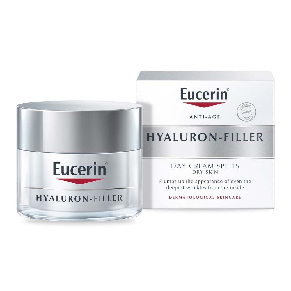 EUCERIN Hyaluron-Filler dieną kremas с SPF 15 sausas oda 50 ml