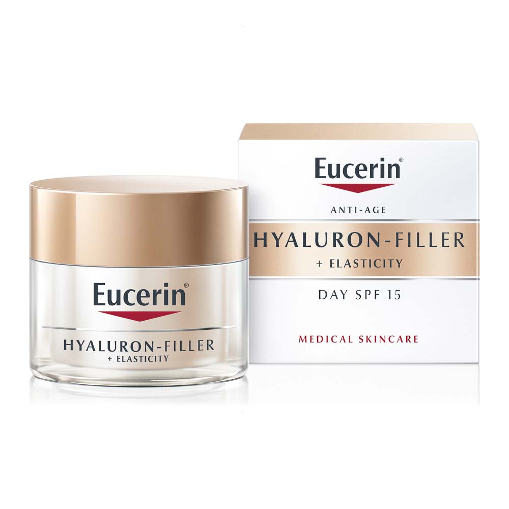 EUCERIN Hyaluron Filler + Elasticity SPF 15 dieną kremas 50 ml