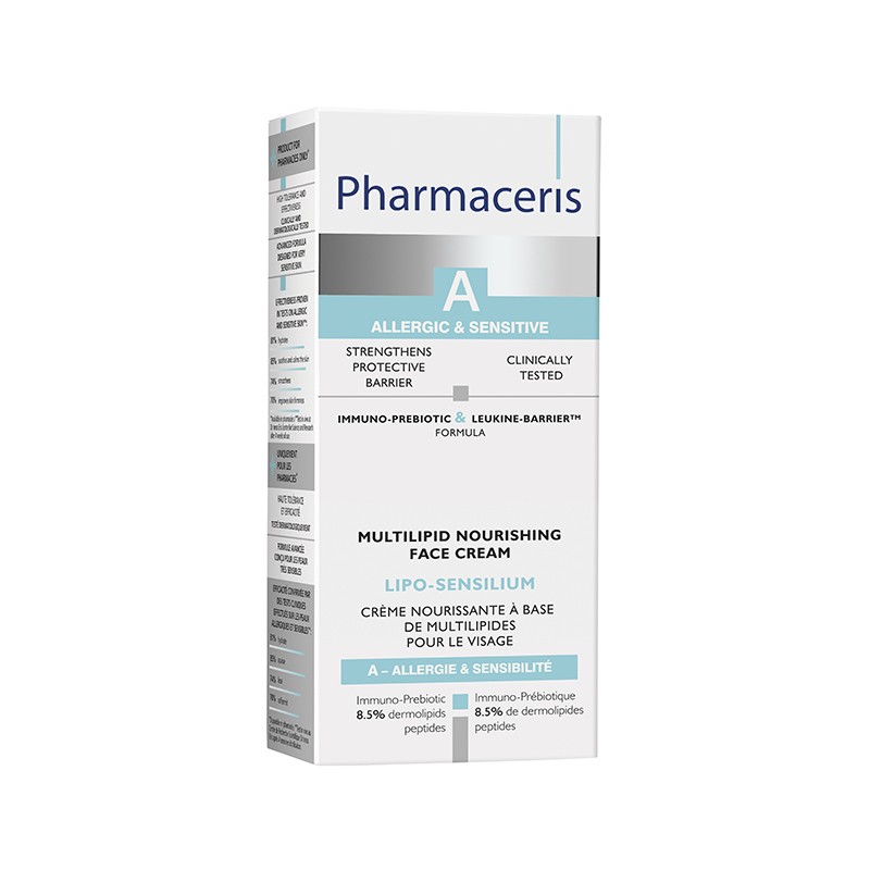 PHARMACERIS A Lipo-Sensilium maitinamasis veido kremas 50 ml