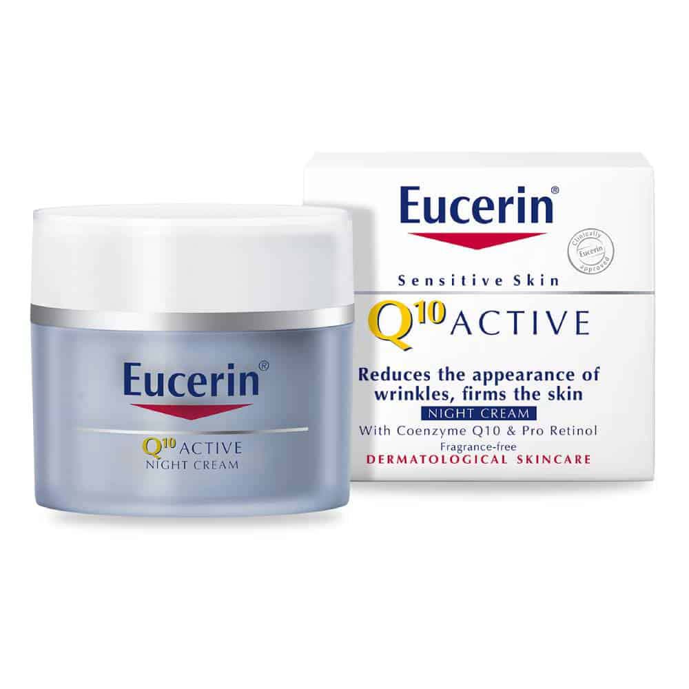 EUCERIN Q10 Active Naktis kremas nuo raukšlių 50 ml