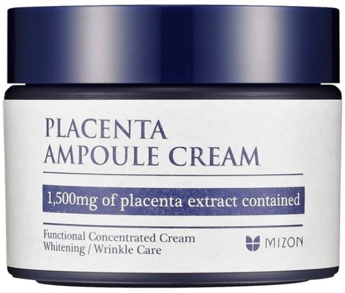 Veido odos kremas Mizon Placenta Ampoule Cream MIZ000003952, su placenta, 50 ml