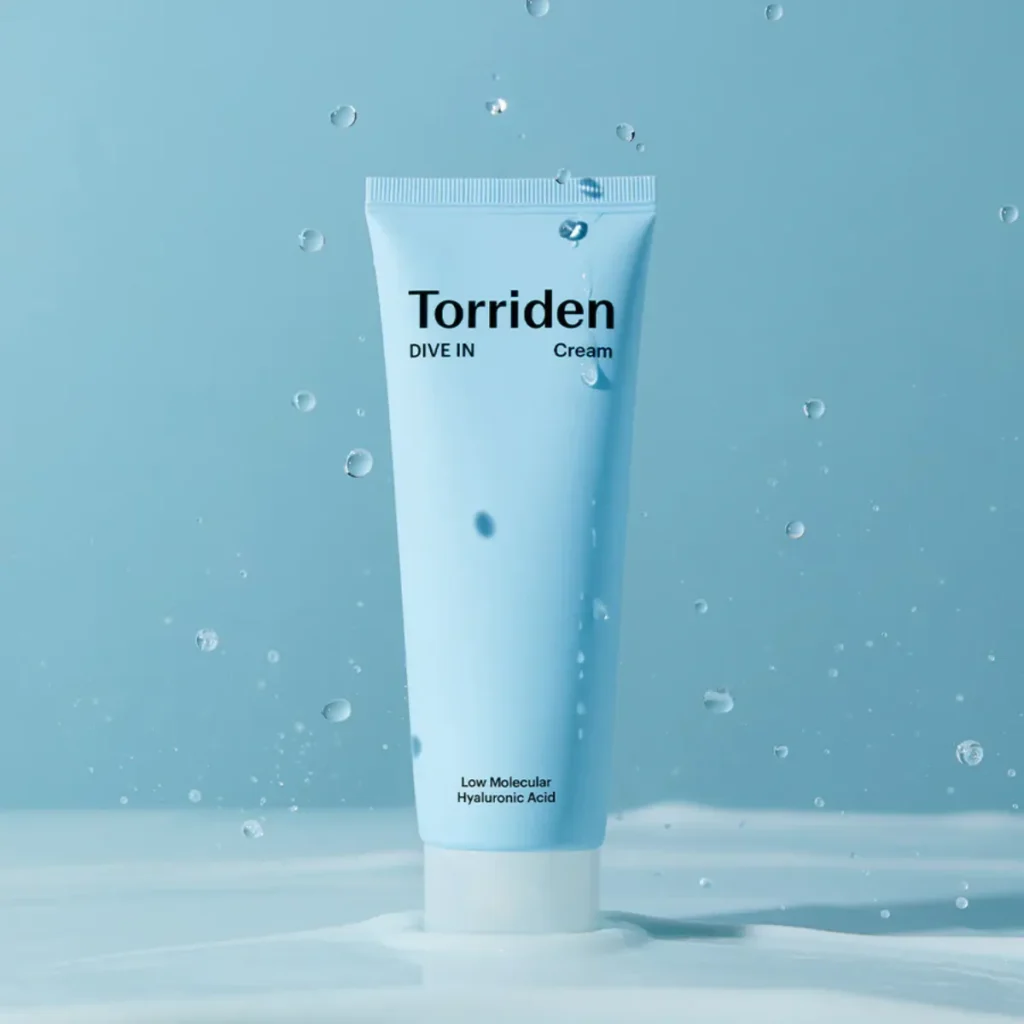 Torriden Dive-In Low Molecule Hyaluronic Acid Cream – lengvai įsigeriantis drėkinamasis kremas