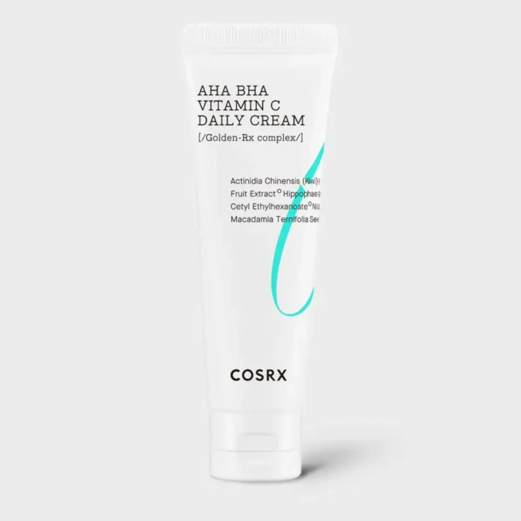 COSRX Refresh AHA BHA Vitamin C Daily Cream – tonikas su AHA ir BHA rūgštimis bei vitaminu C