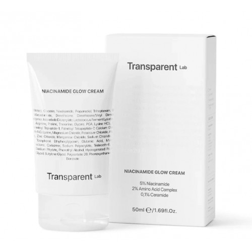 Transparent Lab Niacinamide Glow Cream Kremas su niacinamidu, 50ml