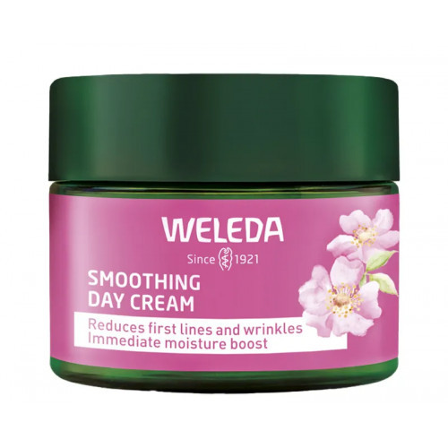 Weleda Wild Rose & White Tea Smoothing Day Cream Dieninis veido kremas, 40ml