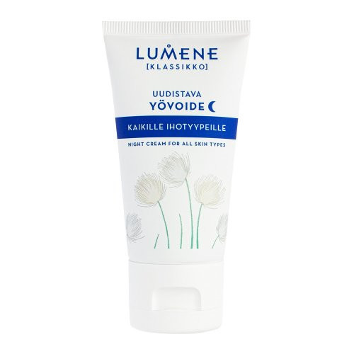Lumene Klassikko Night Cream For All Skin Types Naktinis veido kremas, 50ml