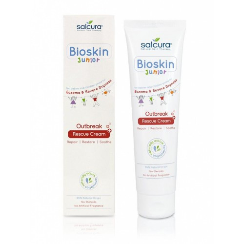 Salcura Bioskin Junior Outbreak Rescue Cream Atstatomasis kremas probleminei vaikų veido ir viso kūno odai, 50ml