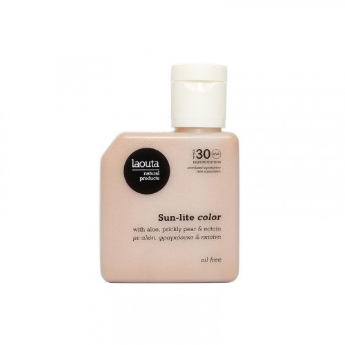 Laouta Sun Lite Color Oil Free Face Sunscreen SPF30 Veido kremas nuo saulės su spalva, 50ml