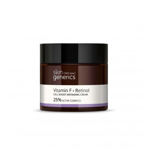 Skin Generics Vitamin F + Retinol Cell Boost Anti-Aging Cream Veido kremas su retinoliu ir vitaminu F, 50ml