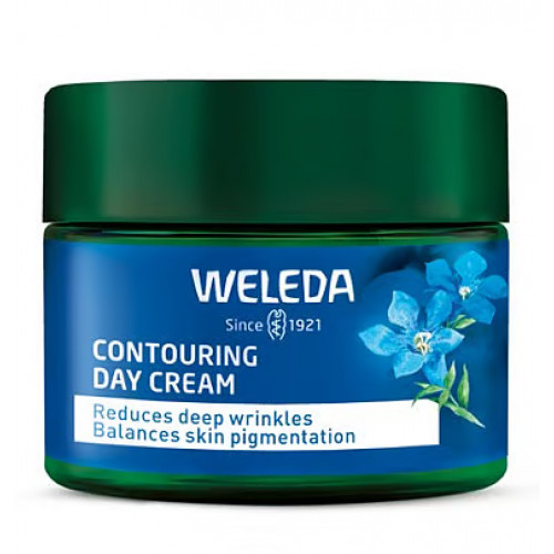 Weleda Blue Gentian & Edelweiss Contouring Day Cream Stangrinamasis dieninis veido kremas, 40ml