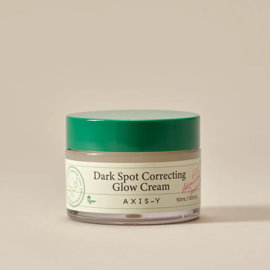 AXIS-Y Dark Spot Correcting Glow Cream – švytėjimą suteikiantis kremas