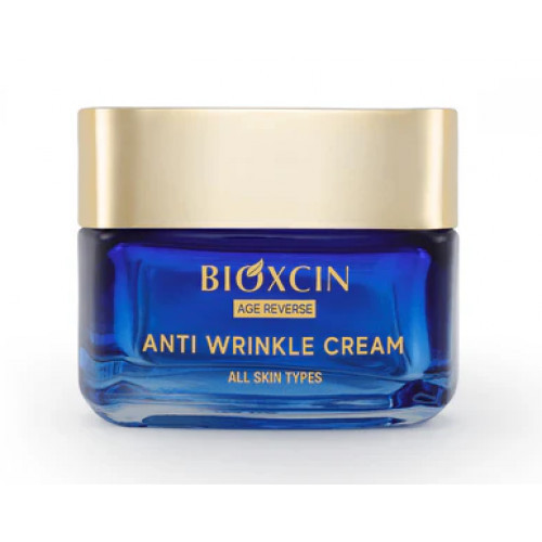 Bioxcin (Bioxsine) Age Reverse Anti Wrinkle Cream Naktinis veido kremas su hialurono rūgštimi, 50ml