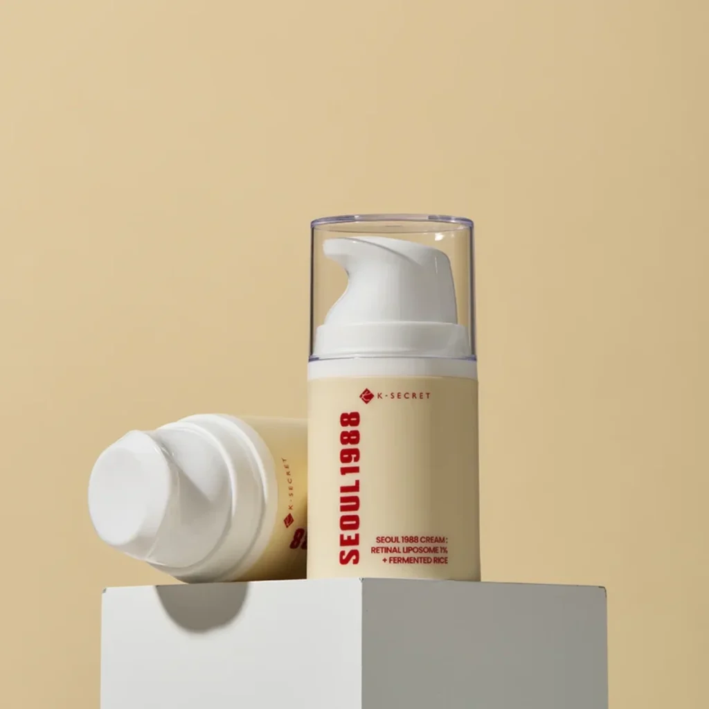 K-SECRET Seoul 1988 Cream : Retinal Liposome 1% + Fermented Rice – stiprus odos atjauninimo kremas