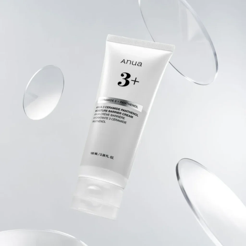ANUA 3 Ceramide Panthenol Moisture Barrier Cream – drėkinantis veido kremas