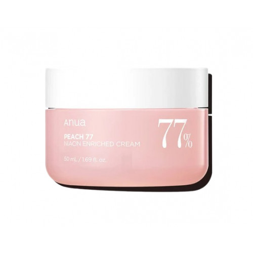 ANUA Peach 77 Niacin Enriched Cream Veido kremas su persiku ekstraktu, 50ml