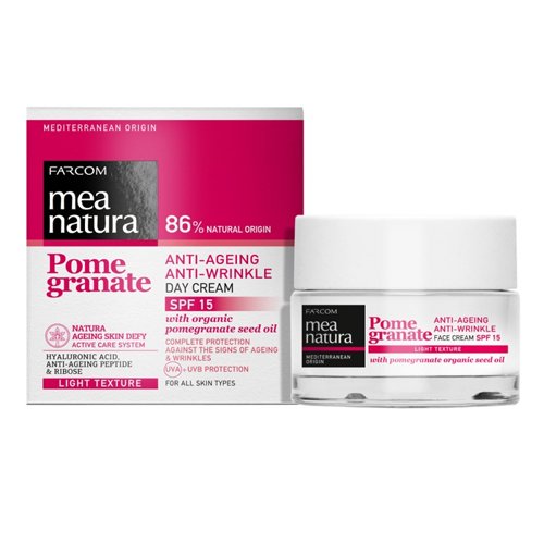 Veido kremas FARCOM MEA NATURA POMEGRANATE, 50 ml