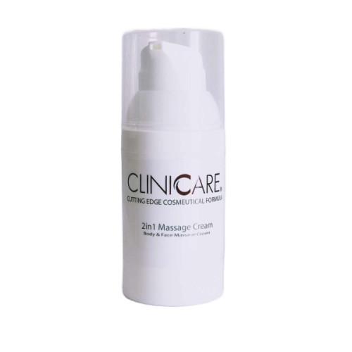 Cliniccare 2-in-1 Massage Cream Masažinis veido kremas, 25ml
