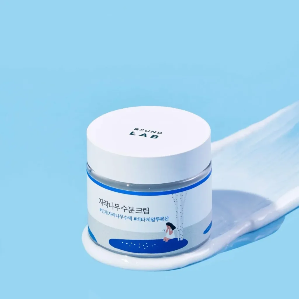 ROUND LAB Birch Juice Moisturizing Cream – drėkinantis beržų sulos kremas