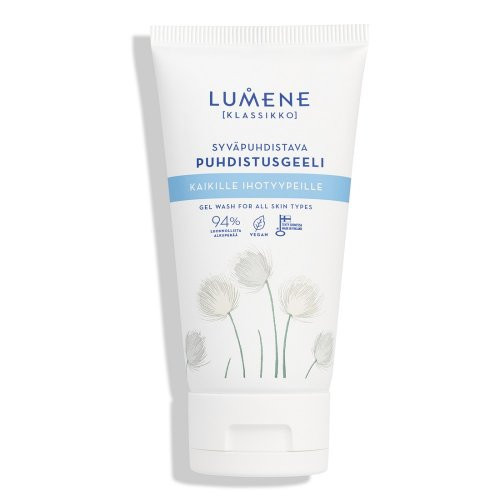 Lumene Klassikko Gel Wash For All Skin Types Valomasis veido gelis, 150ml