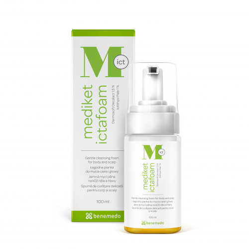 Mediket Ictafoam Gentle Cleansing Foam Prausimosi putos su baltuoju ichtiolu, 100ml