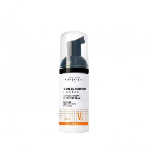 Novexpert Express Radiant Cleansing Foam Nettoyante Valomosios veido putos su vitaminu C, 40ml