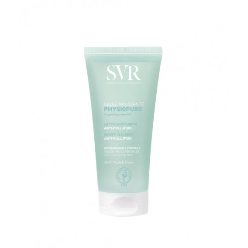 SVR Physiopure Gelee Moussante Energizuojantis veido prausiklis itin jautriai odai, 55ml